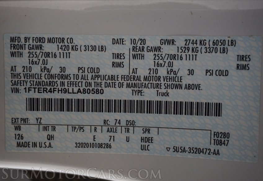 2020 Ford Ranger - Image 65