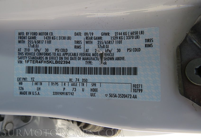 2019 Ford Ranger - Image 52