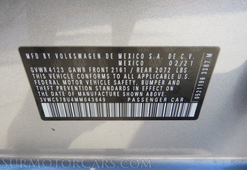 2021 Volkswagen Jetta - Image 53