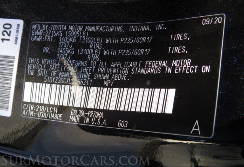 2020 Toyota Sienna - Image 27