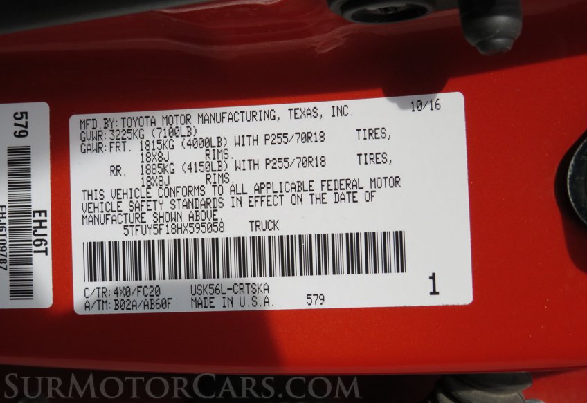 2017 Toyota Tundra 4WD - Image 57