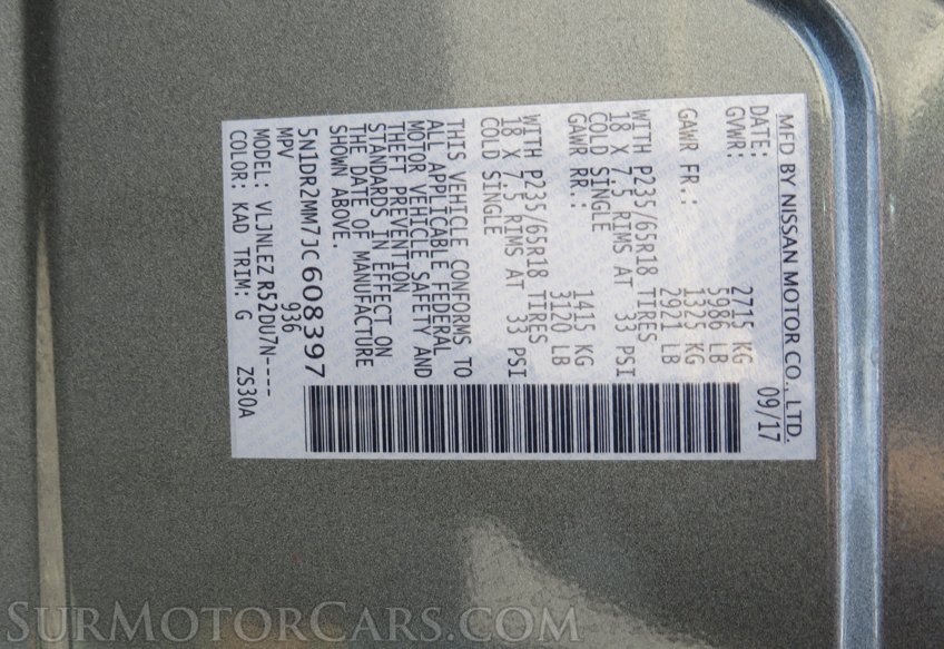 2018 Nissan Pathfinder - Image 58