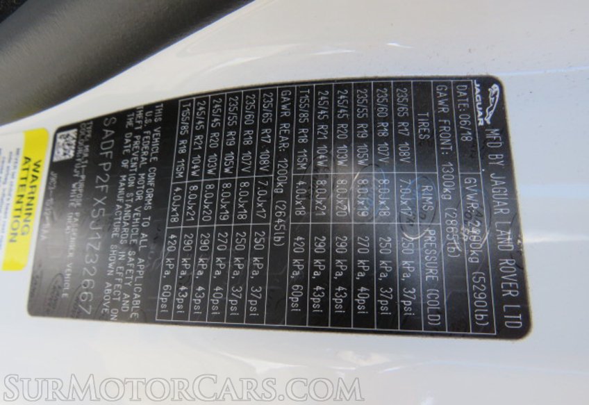 2018 Jaguar E-PACE - Image 61