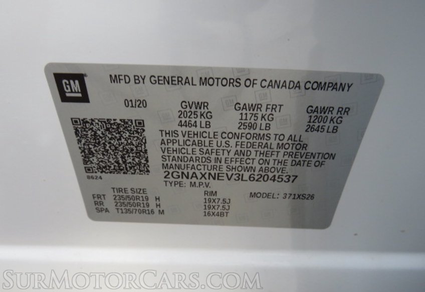 2020 Chevrolet Equinox - Image 54