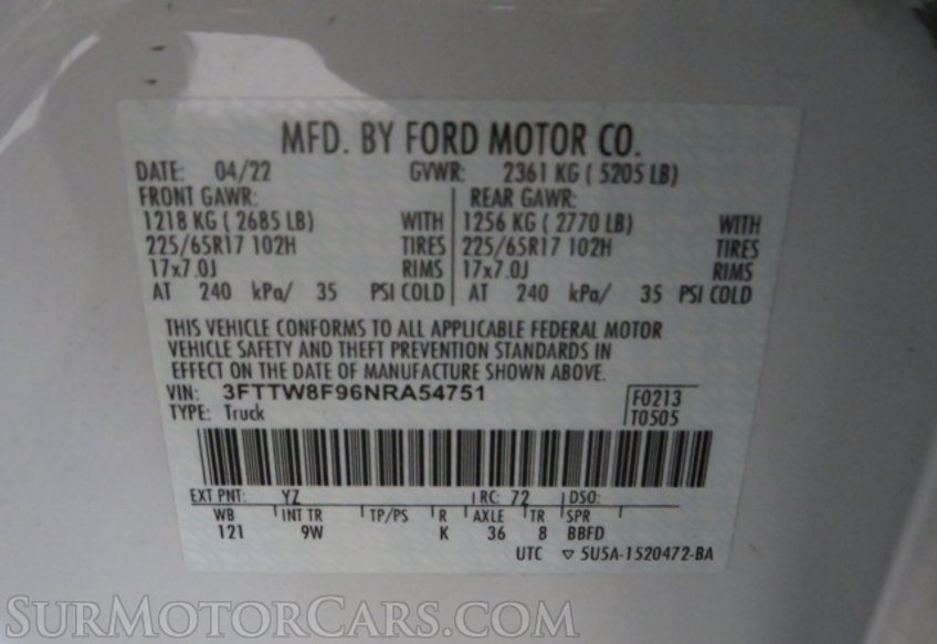 2022 Ford Maverick - Image 47