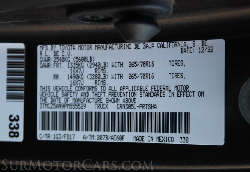 2023 Toyota Tacoma 4x4 TRD Off-Road - Image 76