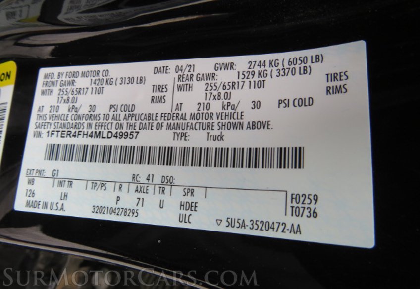 2021 Ford Ranger - Image 48