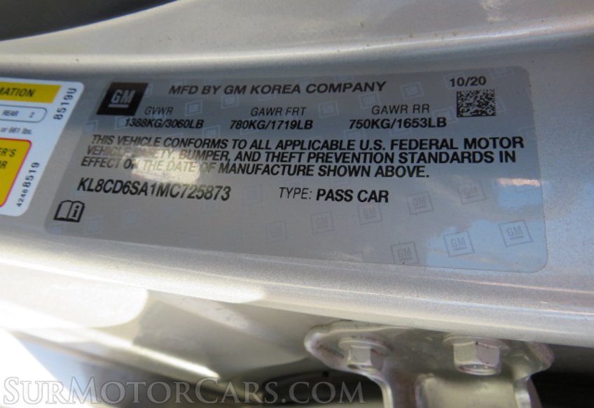 2021 Chevrolet Spark - Image 44
