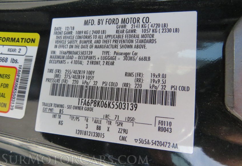 2019 Ford Mustang - Image 52