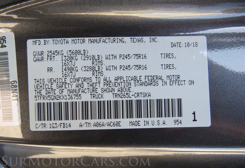 2019 Toyota Tacoma 2WD - Image 42