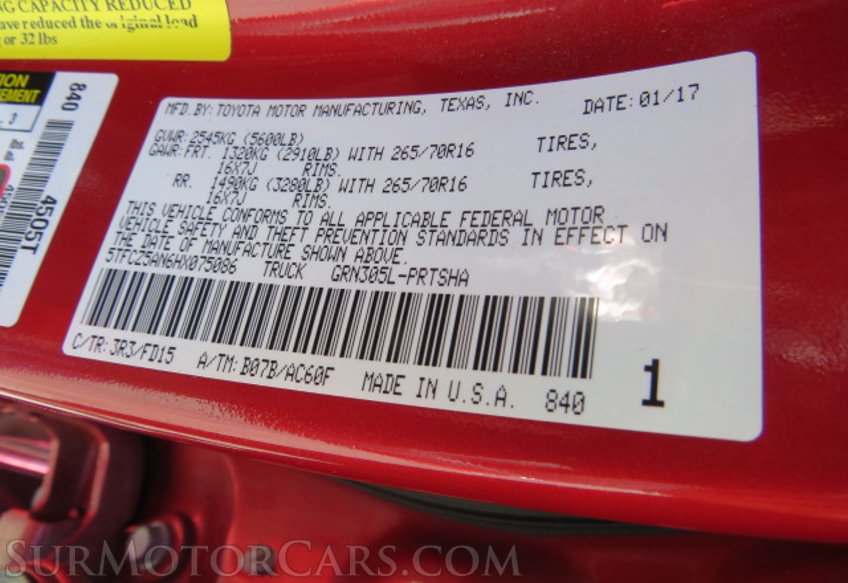 2017 Toyota Tacoma - Image 52