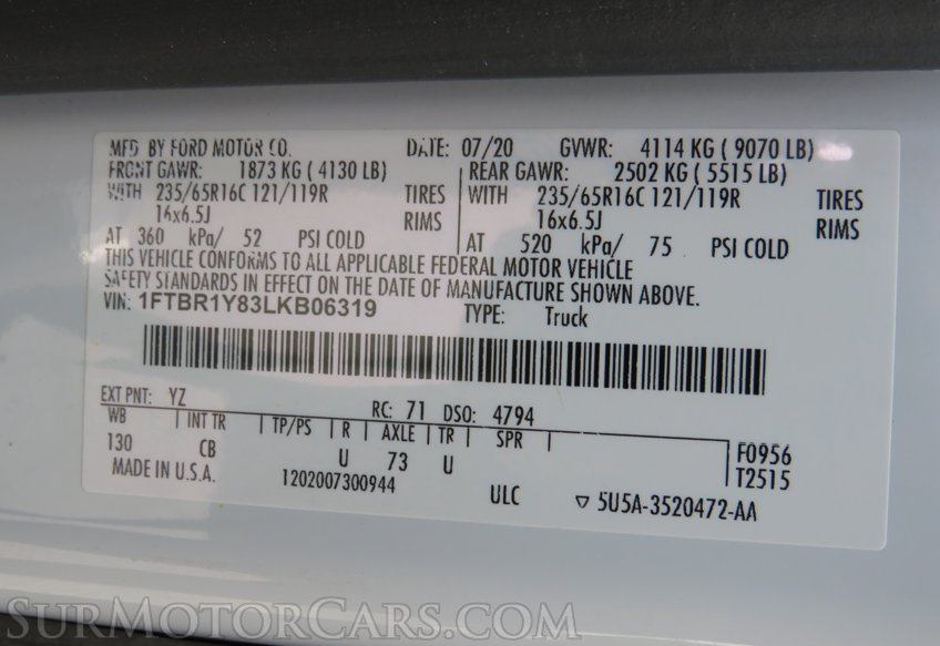 2020 Ford Transit Cargo Van - Image 50