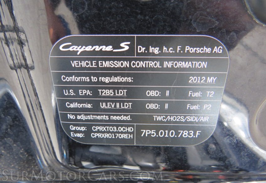 2012 Porsche Cayenne - Image 55