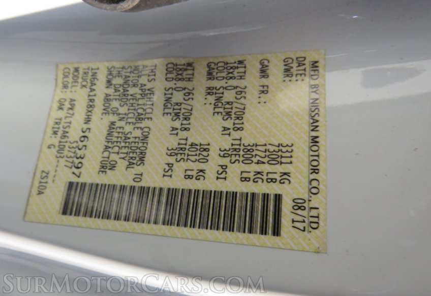 2017 Nissan Titan - Image 43