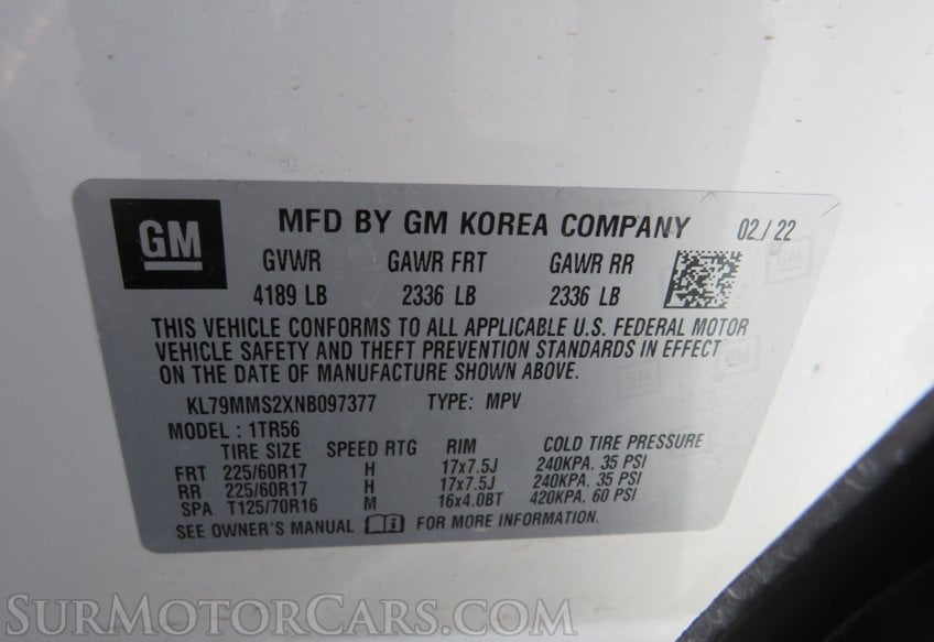 2022 Chevrolet Trailblazer - Image 45