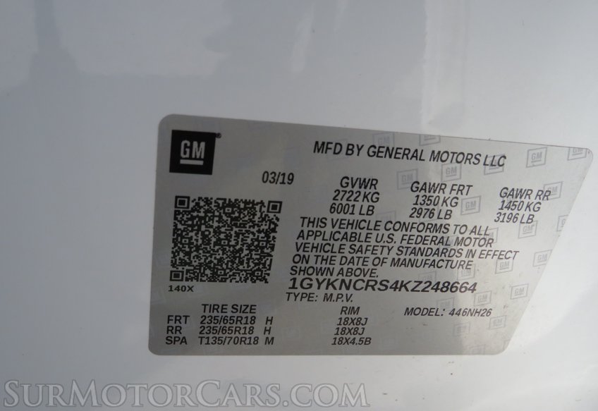 2019 Cadillac XT5 - Image 68