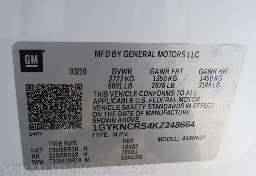 2019 Cadillac XT5 - Image 67