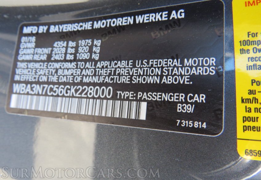 2016 BMW 4 Series - Image 55