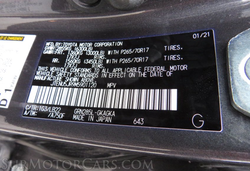 2021 Toyota 4Runner - Image 57