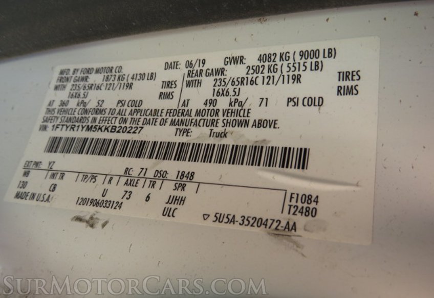 2019 Ford Transit Van - Image 24