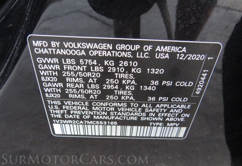 2021 Volkswagen Atlas - Image 51