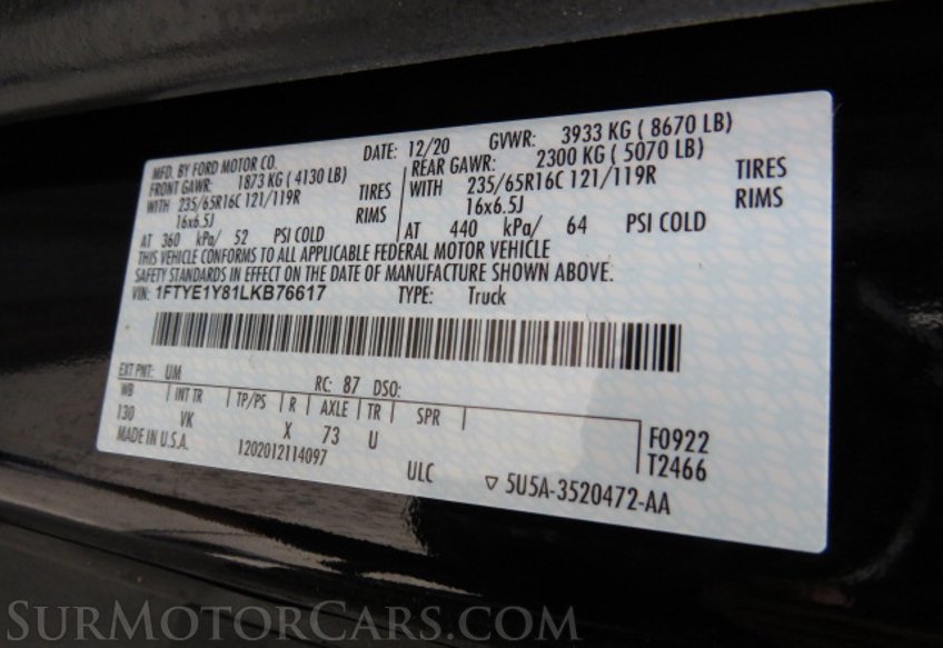 2020 Ford Transit Cargo Van - Image 41