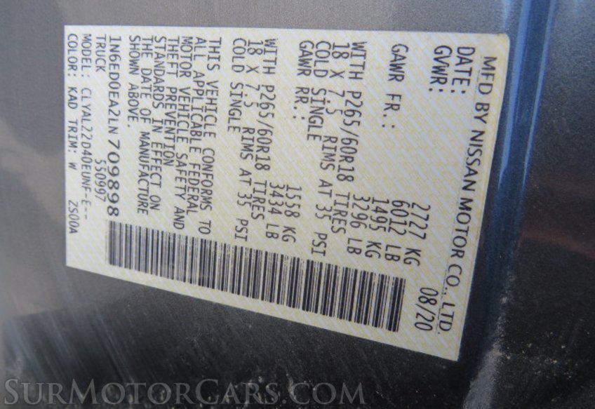 2020 Nissan Frontier - Image 47