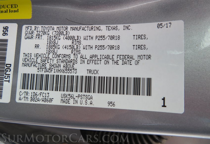 2017 Toyota Tundra 4WD - Image 45