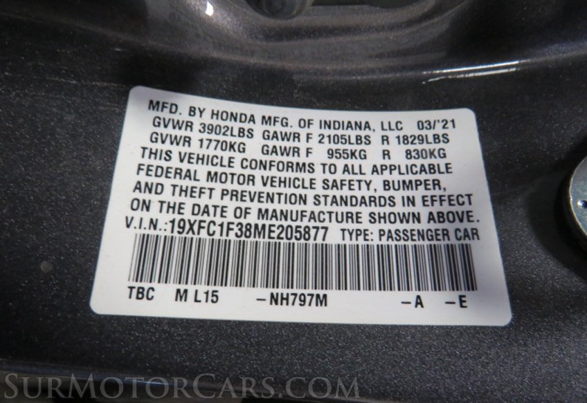 2021 Honda Civic - Image 50