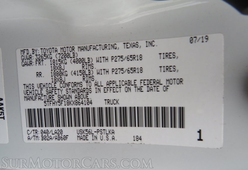 2019 Toyota Tundra 4WD - Image 48