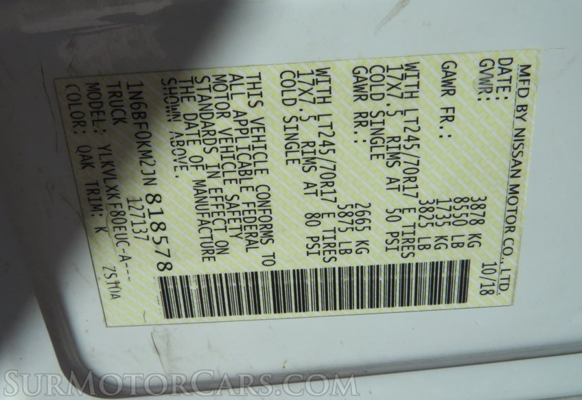 2018 Nissan NV Cargo - Image 64