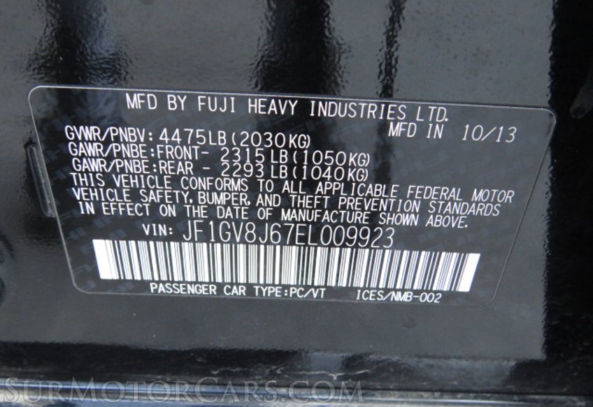 2014 Subaru Impreza Sedan WRX - Image 55