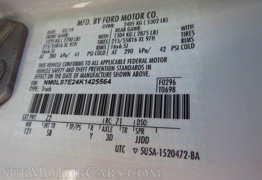 2019 Ford Transit Connect Van - Image 45