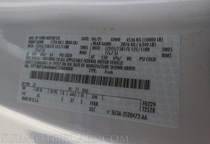 2021 Ford F-250 Super Duty - Image 42