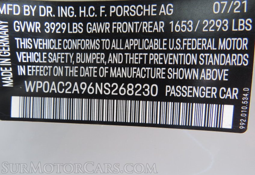 2022 Porsche 911 - Image 53