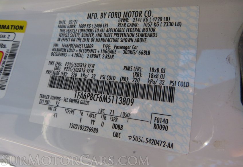 2021 Ford Mustang - Image 47