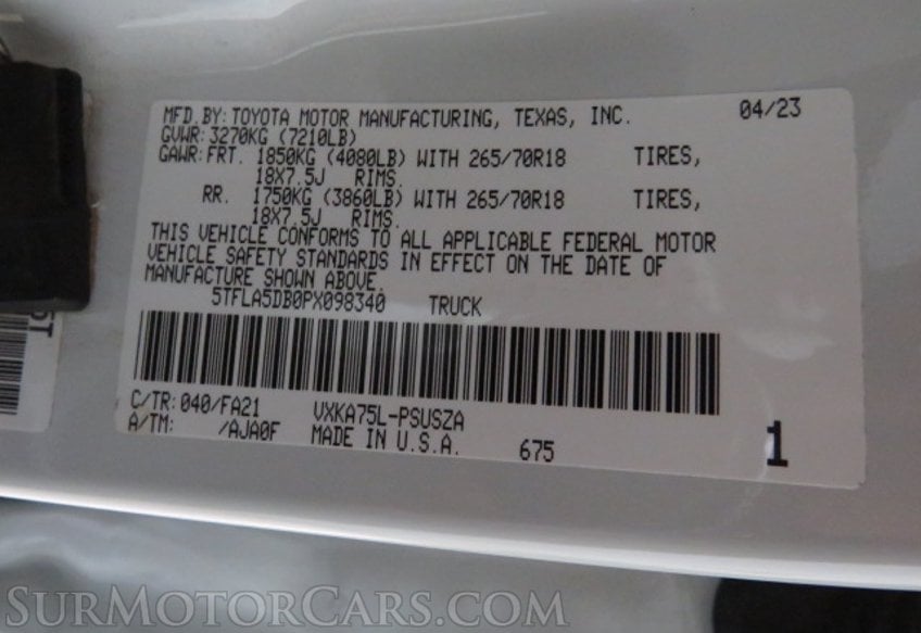 2023 Toyota Tundra - Image 53