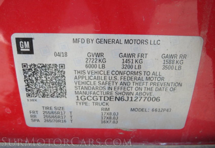 2018 Chevrolet Colorado - Image 49