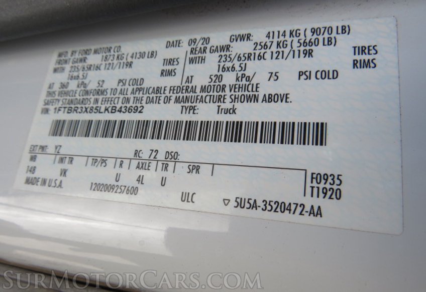 2020 Ford Transit Cargo Van - Image 42