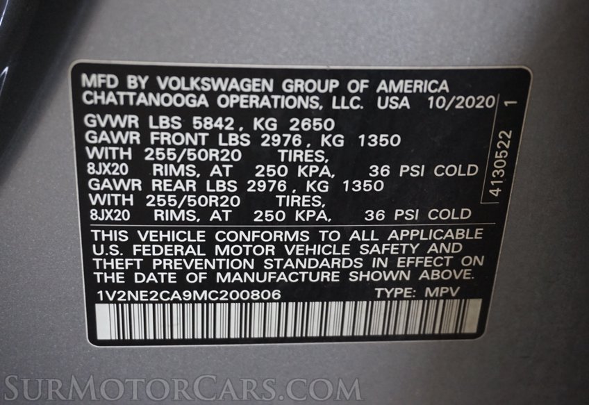 2021 Volkswagen Atlas Cross Sport - Image 61