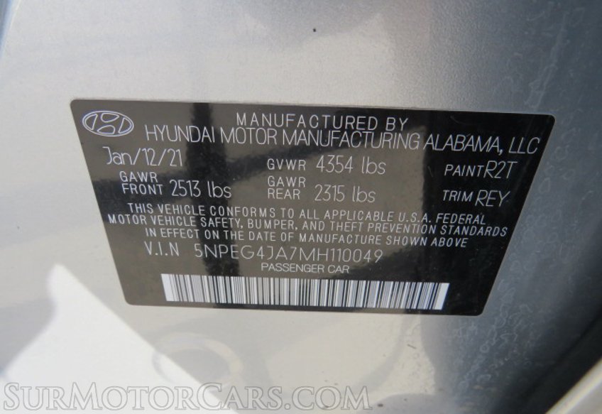 2021 Hyundai Sonata - Image 47