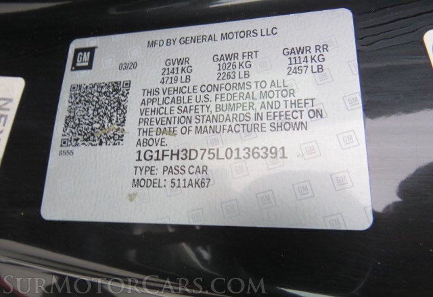 2020 Chevrolet Camaro - Image 60