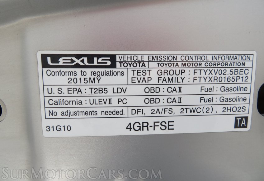 2015 Lexus IS 250 - Image 55