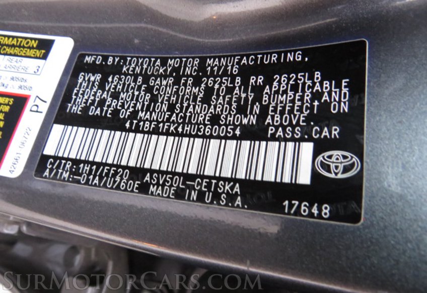 2017 Toyota Camry - Image 49