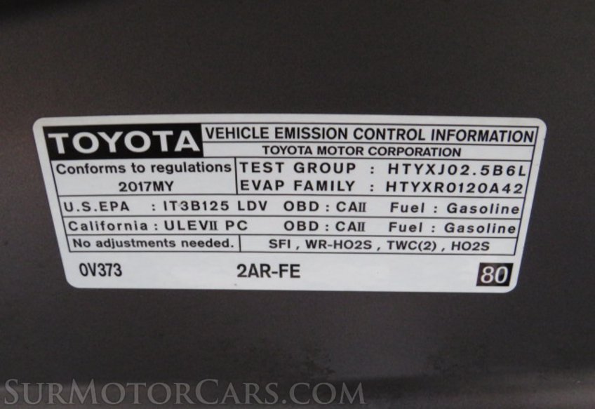 2017 Toyota Camry - Image 45