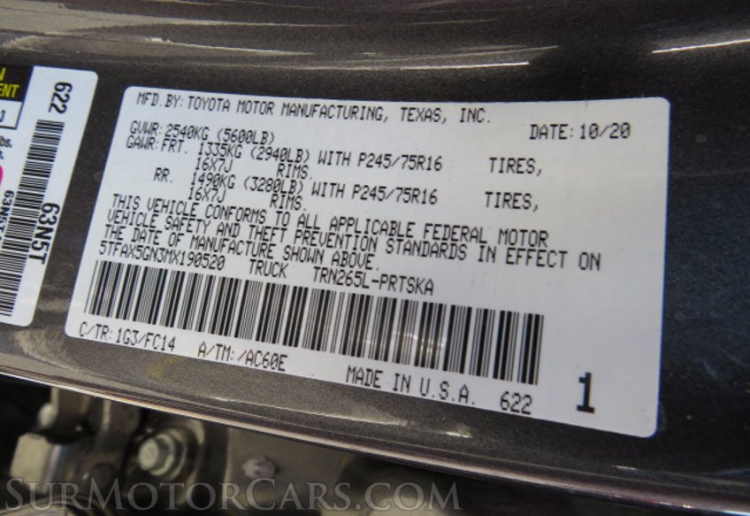 2021 Toyota Tacoma - Image 47