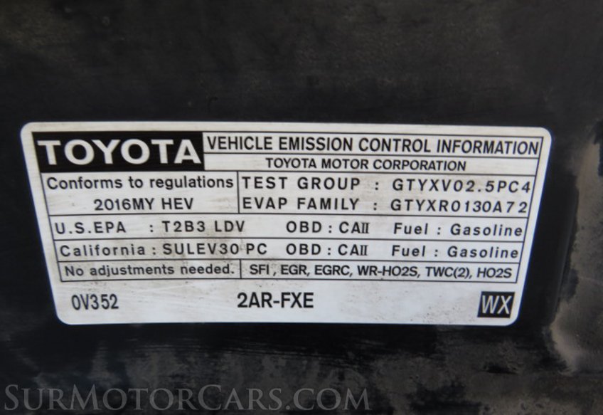 2016 Toyota Camry Hybrid - Image 48