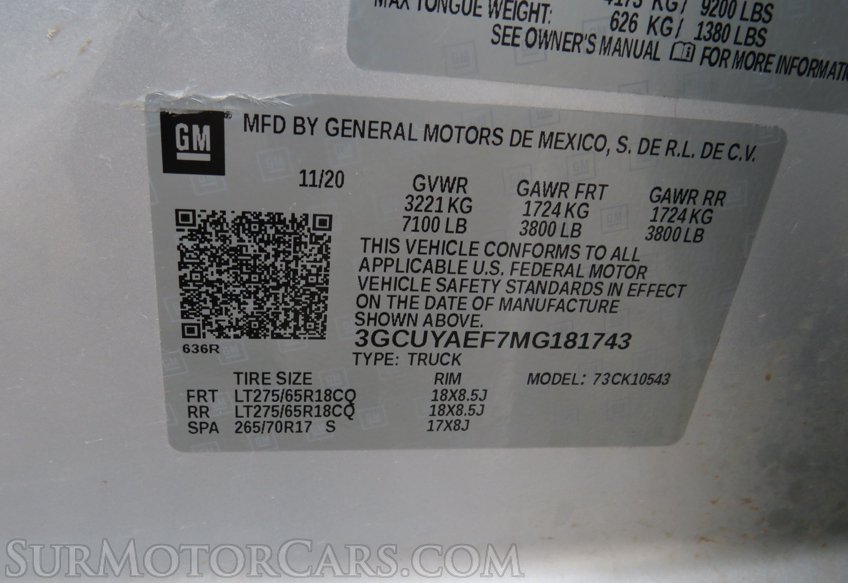 2021 Chevrolet Silverado 1500 - Image 44