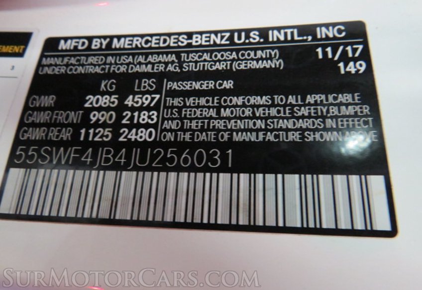 2018 Mercedes-Benz C-Class - Image 56