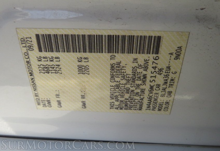 2021 Nissan Maxima - Image 57